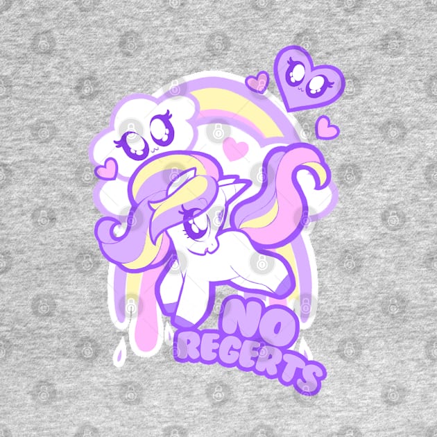 No Regerts Unicorn by pbarbalios